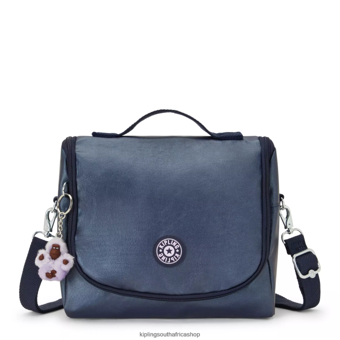 "Bags" New Kichirou Metallic Lunch Bag 4ZZH654 Kipling Women Admiral Blue