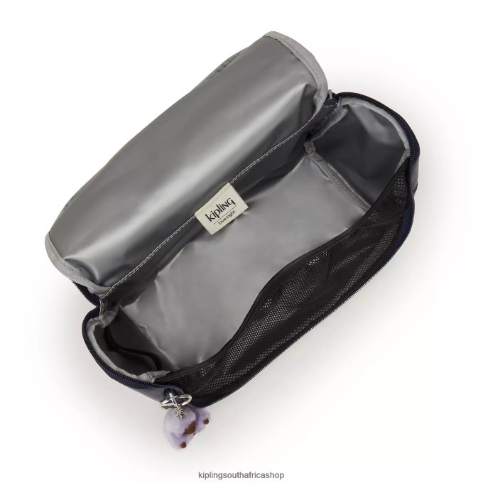 \"Bags\" New Kichirou Metallic Lunch Bag 4ZZH654 Kipling Women Admiral Blue