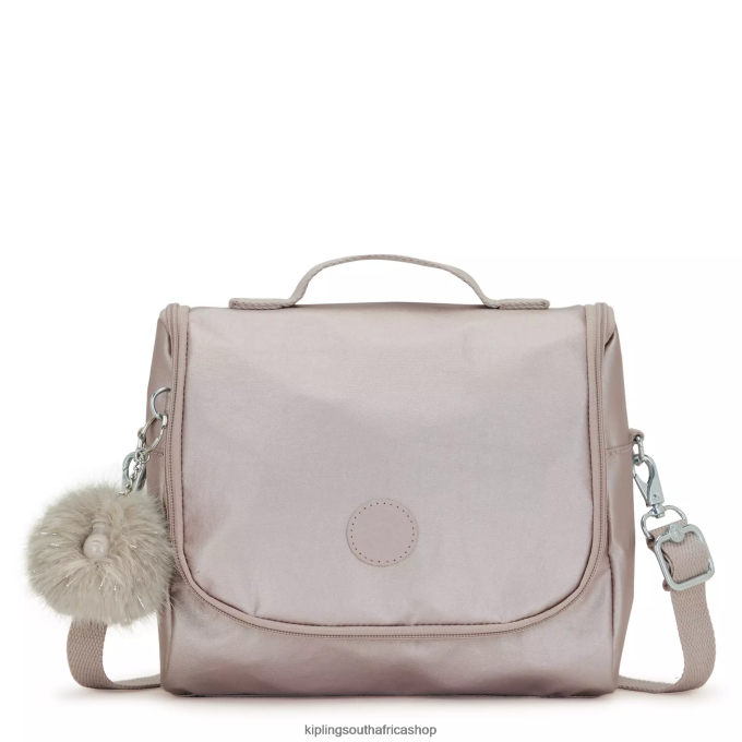"Bags" New Kichirou Metallic Lunch Bag 4ZZH655 Kipling Women Metallic Rose
