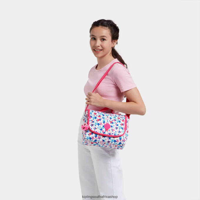 \"Bags\" New Kichirou Printed Lunch Bag 4ZZH636 Kipling Women Poppy Stars