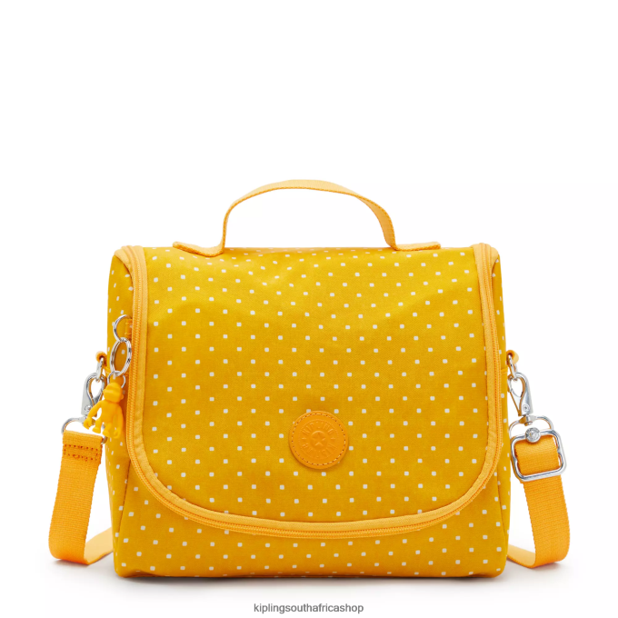 "Bags" New Kichirou Printed Lunch Bag 4ZZH637 Kipling Women Soft Dot Yellow