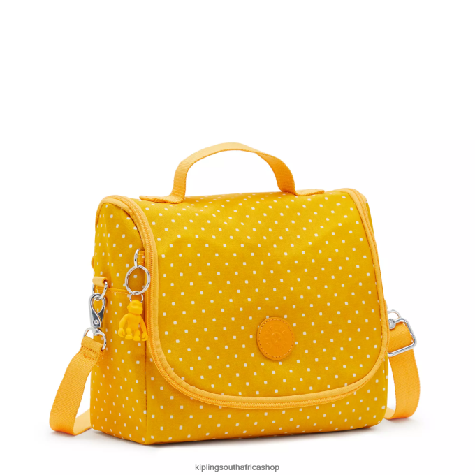 \"Bags\" New Kichirou Printed Lunch Bag 4ZZH637 Kipling Women Soft Dot Yellow