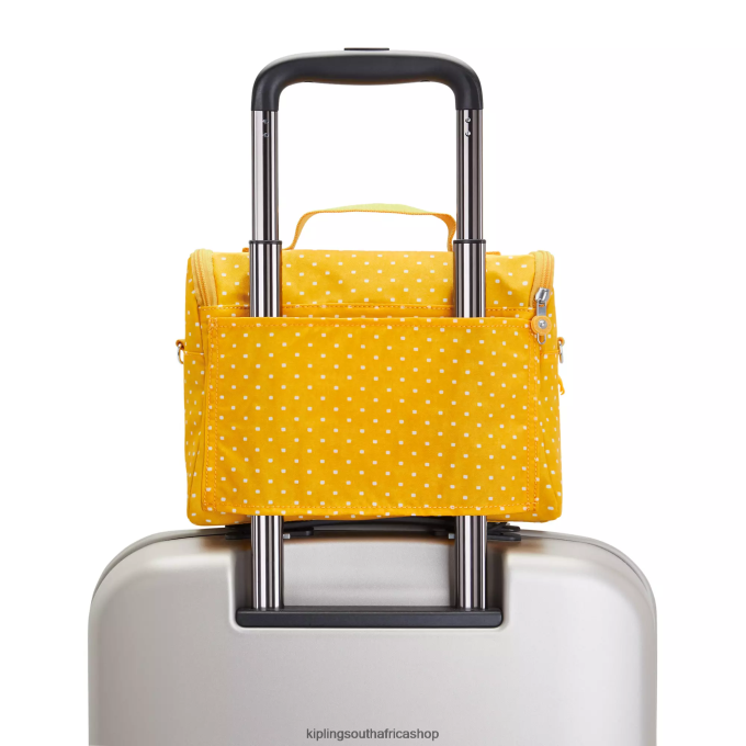 \"Bags\" New Kichirou Printed Lunch Bag 4ZZH637 Kipling Women Soft Dot Yellow