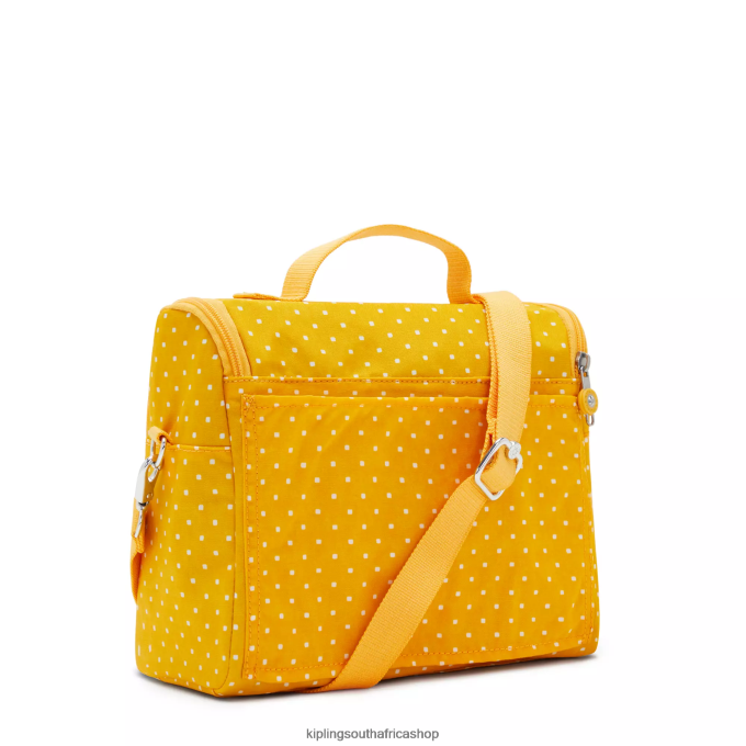 \"Bags\" New Kichirou Printed Lunch Bag 4ZZH637 Kipling Women Soft Dot Yellow