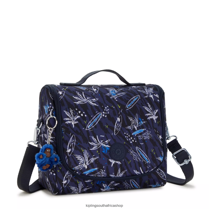 \"Bags\" New Kichirou Printed Lunch Bag 4ZZH638 Kipling Women Surf Sea Print
