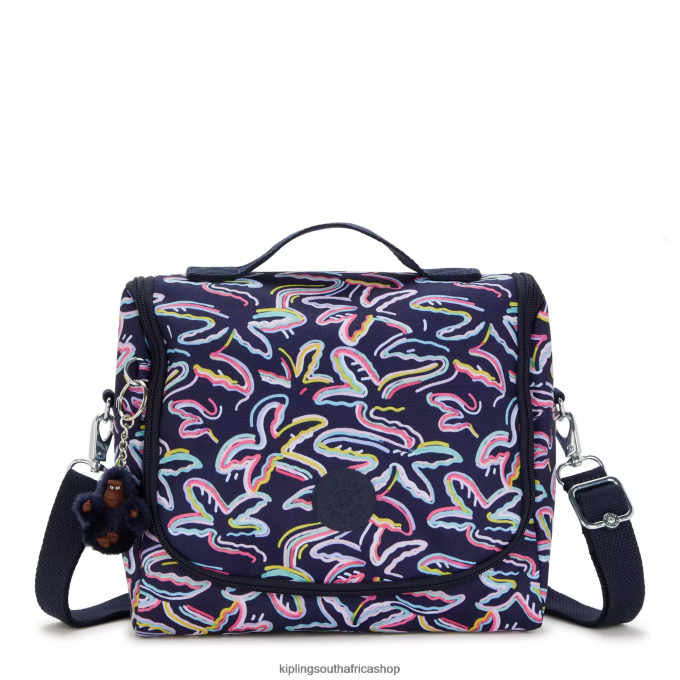 "Bags" New Kichirou Printed Lunch Bag 4ZZH639 Kipling Women Palm Fiesta Print