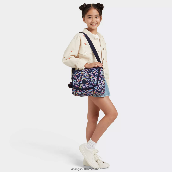 \"Bags\" New Kichirou Printed Lunch Bag 4ZZH639 Kipling Women Palm Fiesta Print