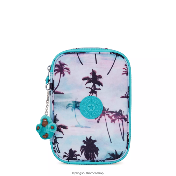 "Bags" 100 Pens Printed Case 4ZZH588 Kipling Women Shadow Palm Print