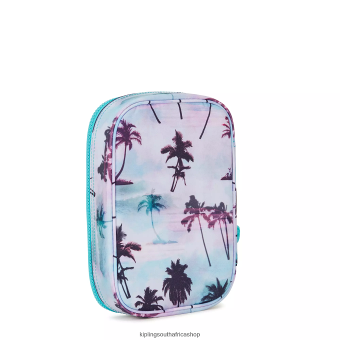 \"Bags\" 100 Pens Printed Case 4ZZH588 Kipling Women Shadow Palm Print