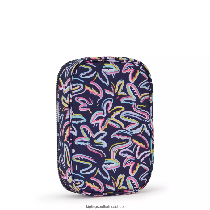 \"Bags\" 100 Pens Printed Case 4ZZH589 Kipling Women Palm Fiesta Print
