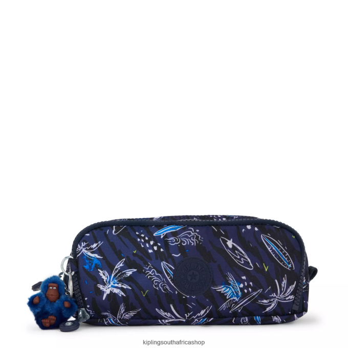 "Bags" Gitroy Printed Pencil Case 4ZZH600 Kipling Women Surf Sea Print